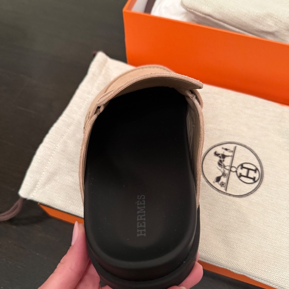 Brand new hermes go mule beige sable 38 - Picture 9 of 16